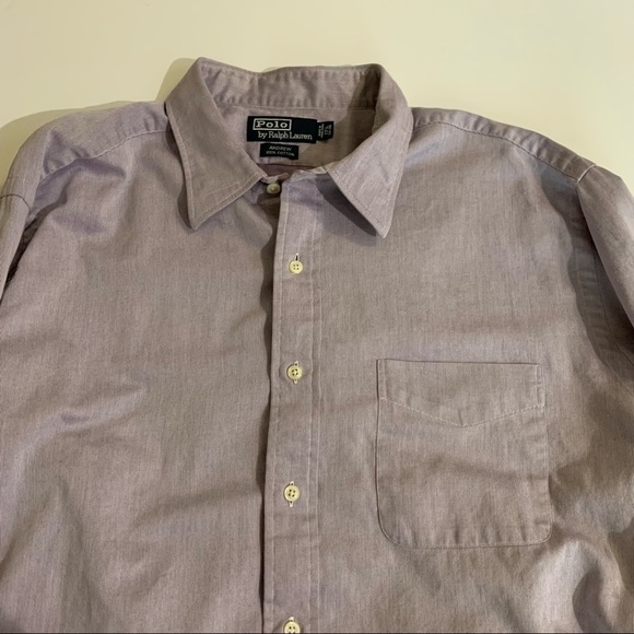 Polo by Ralph Lauren Light Purple Button Down Shirt 17.5 - Picture 2 of 7